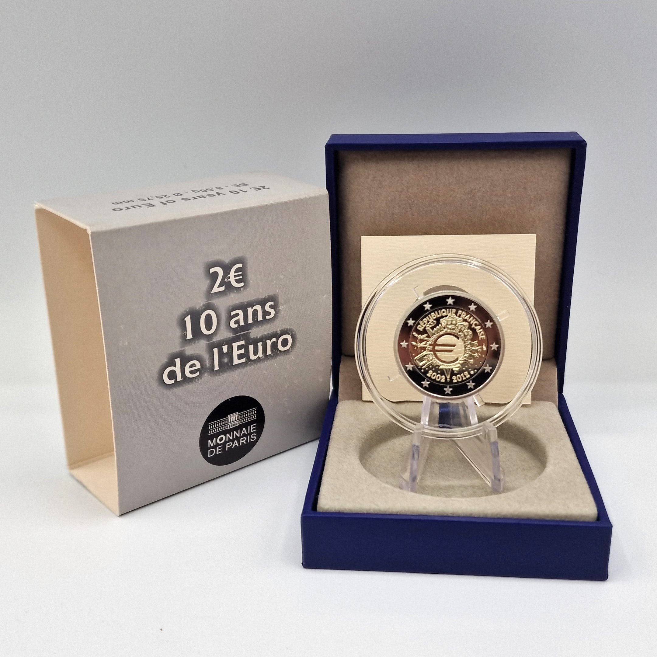 2012 10º Aniversário do Euro (TYE) - 2€ França Proof